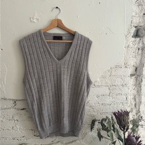 Gray VTG Sweater Vest